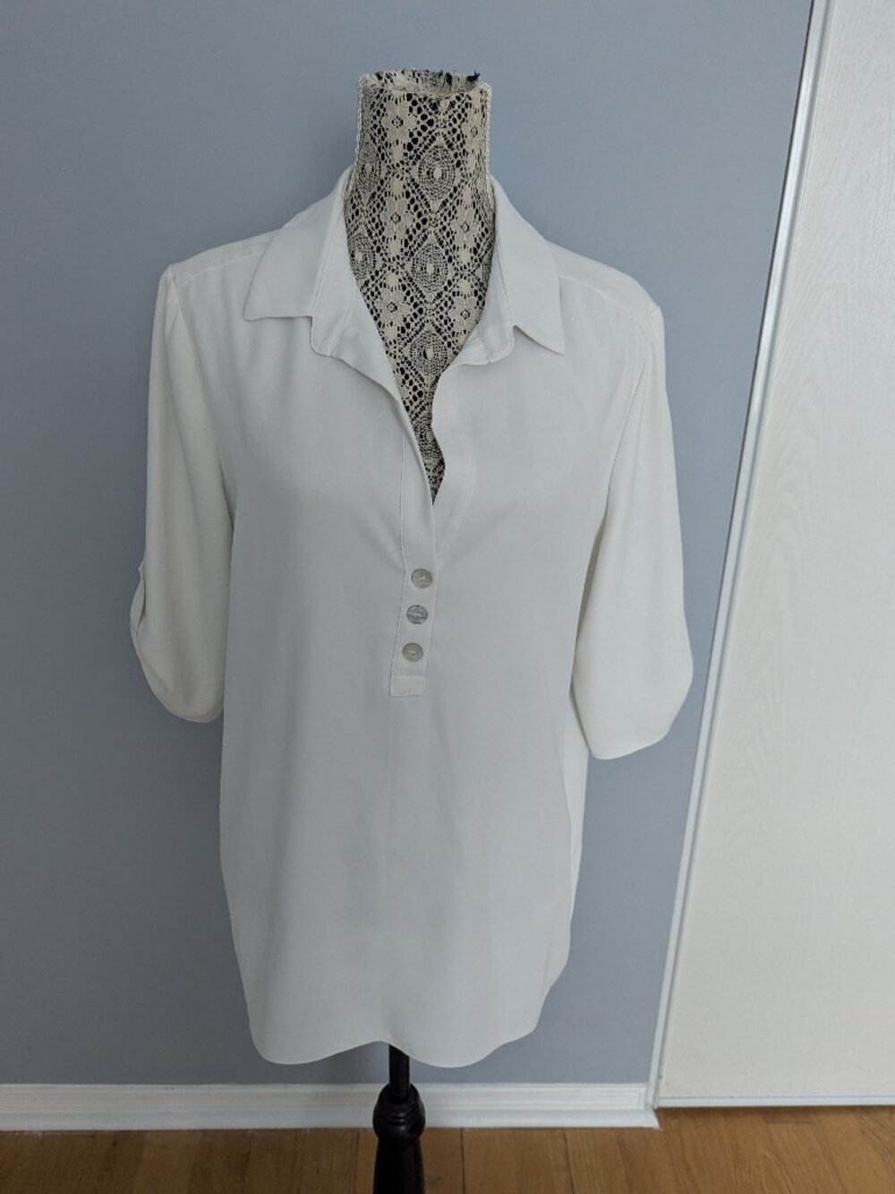 Joseph Ribkoff white blouse